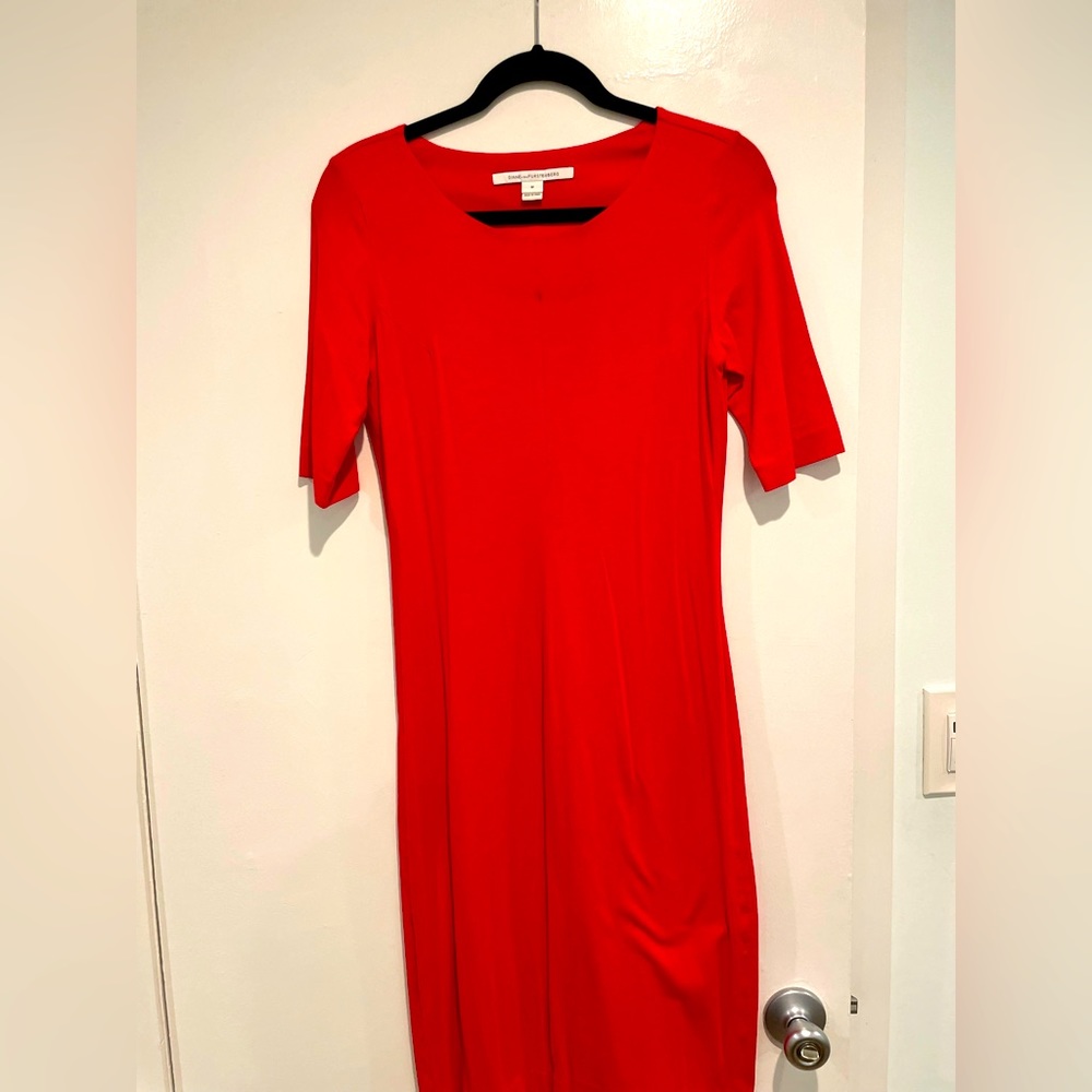 Diane Von Furstenberg red dress